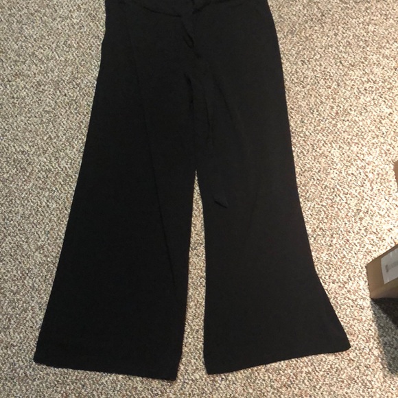 Terra & Sky Pants - Black flare pants